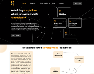 Tech Web Mockup Design | Ui Design on Figma