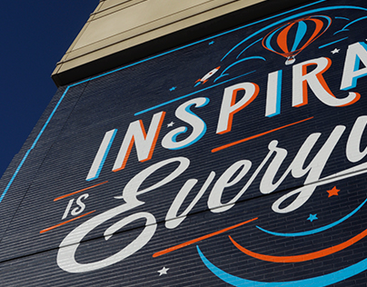 "Inspiration is Everywhere" Mural