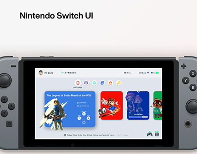 Nintendo Switch (UI Concept)