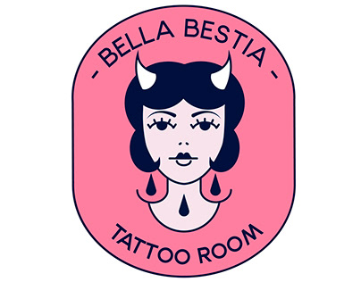 Diseño de logotipo para Bella Bestia Tattoo