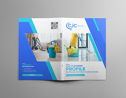 Cleaning Company Brochure Design