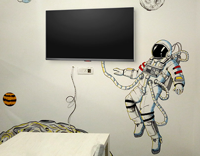 Space Wall Mural