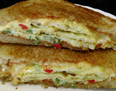 Omelet sandwich