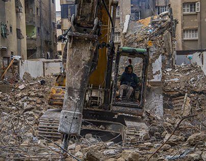 GAZA STRIP - Working on the rubble (December, 2018)