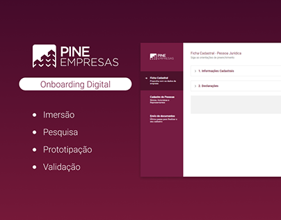 Banco Pine - Onboarding Conta Digital