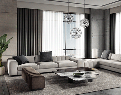 Villa BellaVita - Modern Living room interior design