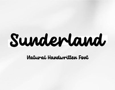 Sunderland Handwritten Font
