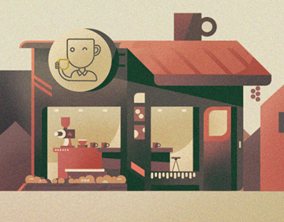 Joy Coffee & Cacao 咖啡廳主視覺設計