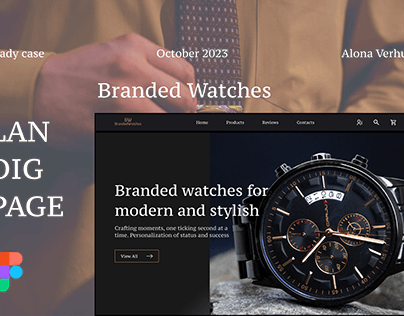 Landing Page Branded watches