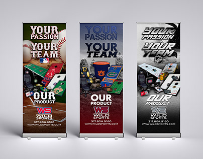 Wild Sports Tradeshow Banners