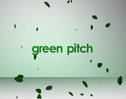 Green Pitch promo video & logo animation.