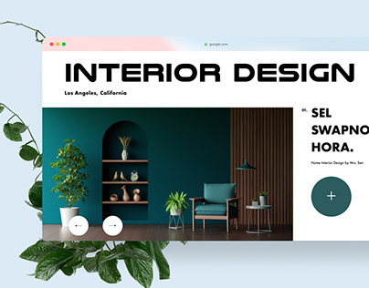 Interior Design Web (Microsite Concept)