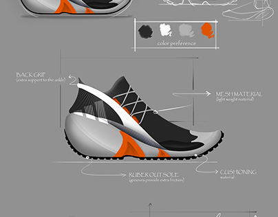 Adidas concept running shoes