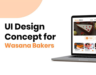 UI Design Concept for Wasana Bakers