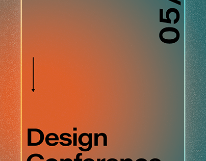 Invitation of design conference post