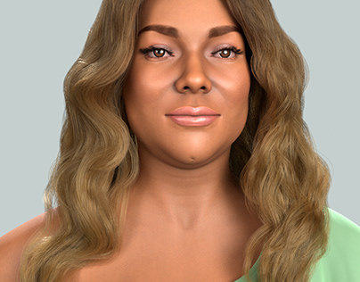 3D Realistic 3D Female Character
