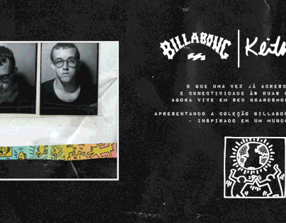 Campanha Billabong x Keith Haring.