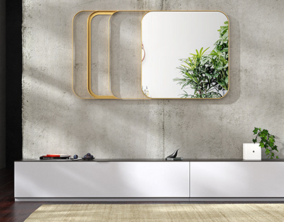 Free 3d model / Good Vibes Mirror by Ligne Roset