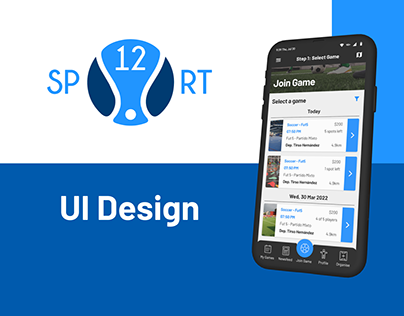 Sport 12 - UI Design