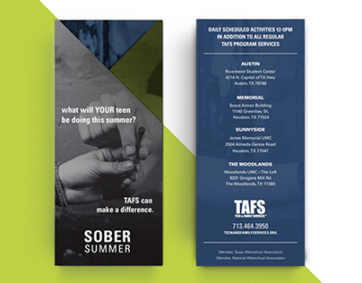 Teen and Family Services Sober Summer Campaign