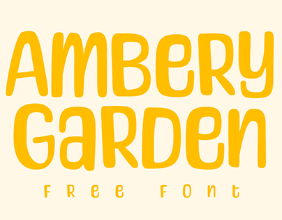 FREE Commercial Use Font | Ambery Garden