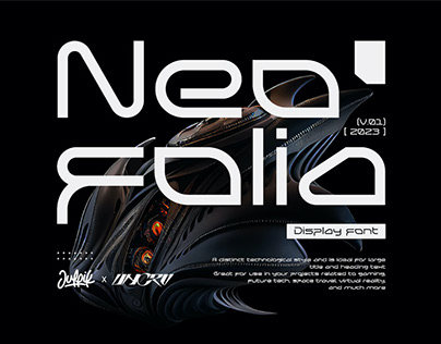Neofolia - Free Technological Display Font