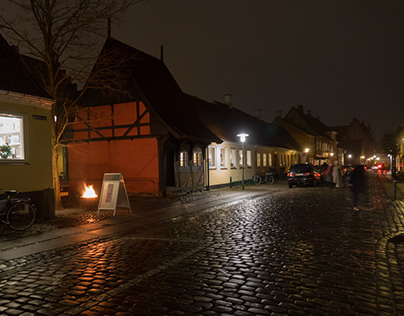 Køge by night