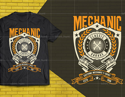 Mechanic T-shirt Design