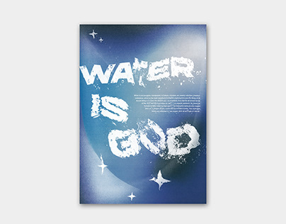 Water Is God Poster