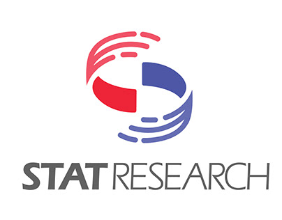 STAT RESEARCH clinical logo design project.