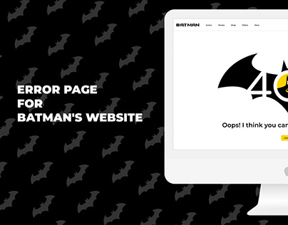 Project thumbnail - Batman Error Page