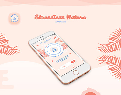 Stressless Nature - app design