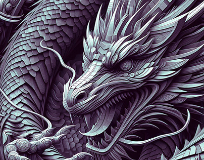 Majestic Dragon - Digital Art by Andrew Kavanagh