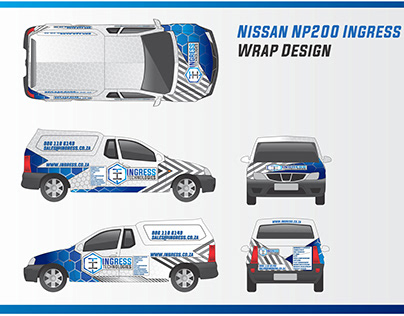 Nissan NP200 Ingress Wrap Design