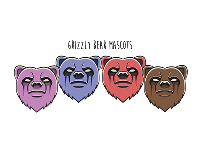 Grizzly bear mascots
