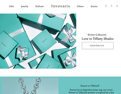 redesign website for Tiffany & Co