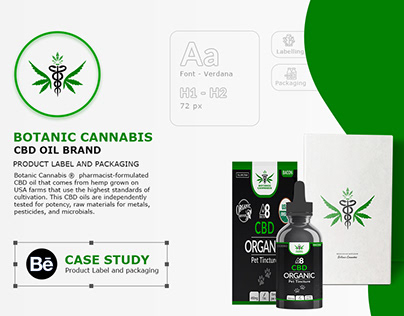 Botanic Cannabis Oil-Branding & Packaging (Case Study)
