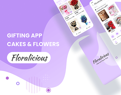 Gifting app UI design