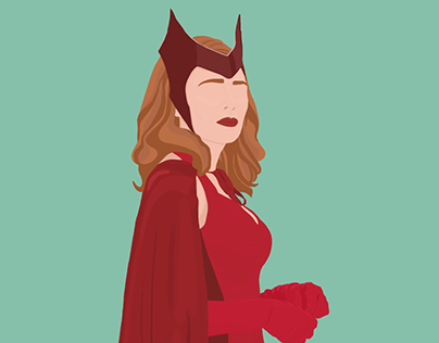 Wanda Maximoff - Ilustração Digital