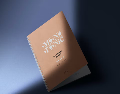 A4 Spiral Diary Mockups