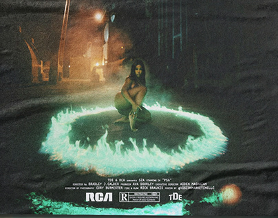 SZA 'PSA' music video Poster & Merch concept