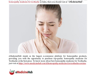 Homeopathy Medicine for Toothache