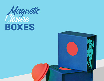 Magnetic closure boxes
