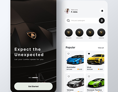 Lamborghini mobile app