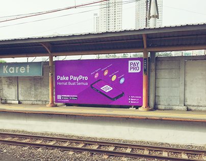 OOH PayPro di Stasiun Kereta