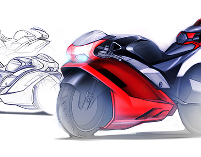 Electric Sports Motorcycle