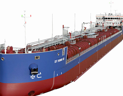 Damen tankers Ship 3d model