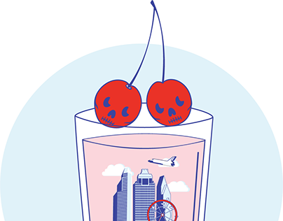 Hot Crimes, Cold Drinks Podcast Logo