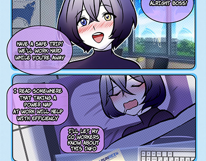 RunRex Marketing Manga | Sleeping at Work is Not Okay