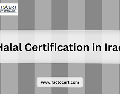 Halal Certification for Iraqi food manufacturers?